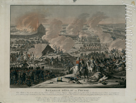 Rugendas Johann Lorenz the Younger - The Battle of Preussisch-Eylau on February 8, 1807