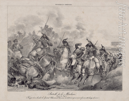 Motte Charles Etienne Pierre - The Death of General Count Auguste de Caulaincourt at Borodino