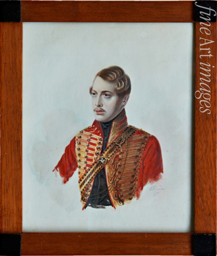 Klünder Alexander Ivanovich - Portrait of Pyotr Pavlovich Godein (1814-1850)