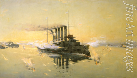 Weschtschilow Konstantin Alexandrowitsch - Kreuzer Askold bei der Seeschlacht im Gelben Meer am 10. August 1904
