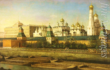 Podklyuchnikov Nikolai Ivanovich - View of the Moscow Kremlin