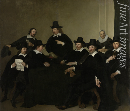 Backer Jacob Adriaensz. - The governors of the Nieuwezijds Huiszittenhuis in Amsterdam