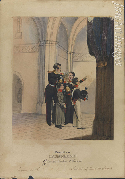 Monten Dietrich Heinrich Maria - Offizier mit Kadetten