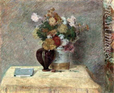 Gauguin Paul Eugéne Henri - Stillleben mit Blumen