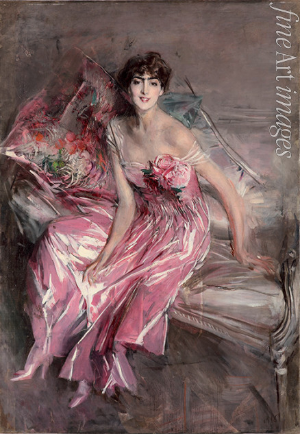 Boldini Giovanni - La signora in rosa