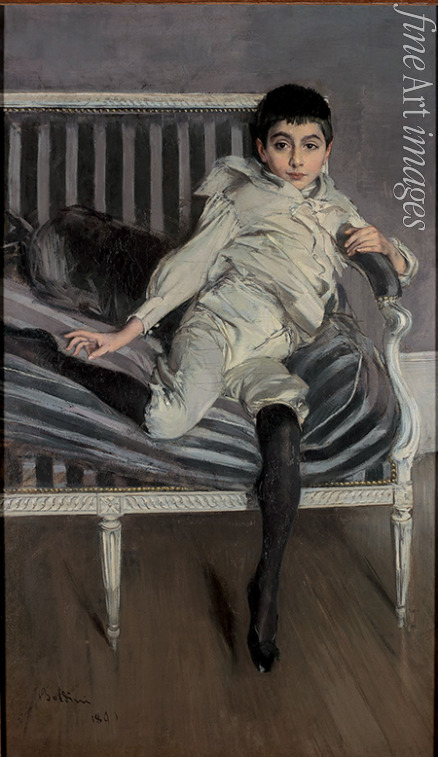 Boldini Giovanni - Portrait of the Young Subercaseaux
