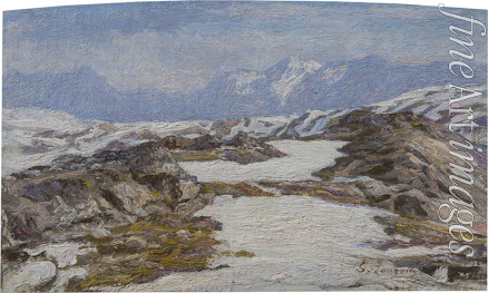 Longoni Emilio - Gletscher. Bernina