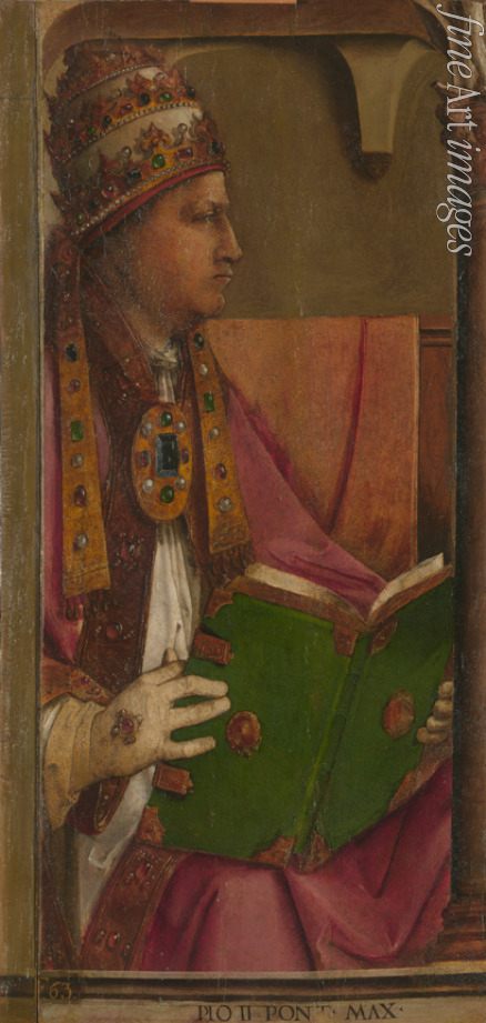 Wassenhove (Justus van Gent) Joos van - Papst Pius II.