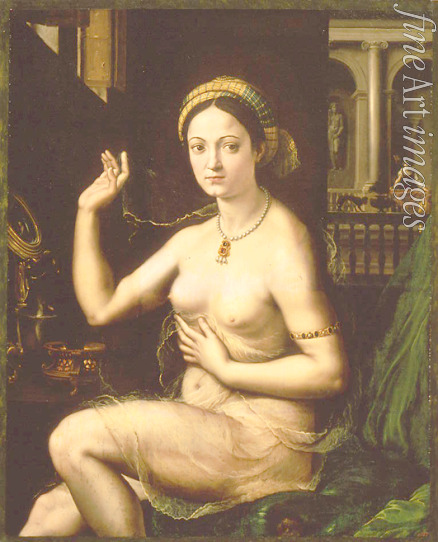 Romano Giulio - A Woman at her Toilette