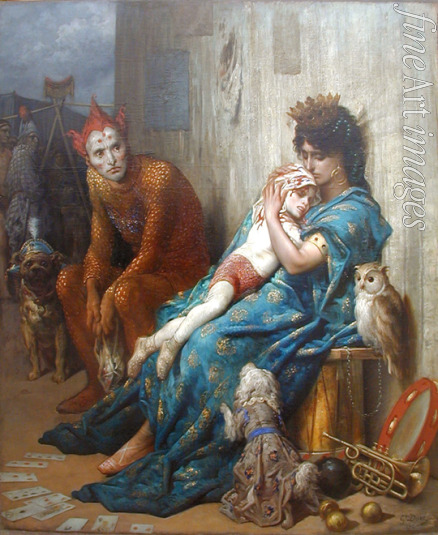 Doré Gustave - Die Gaukler, oder Das verletzte Kind