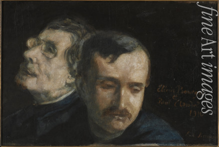 Bernard Émile - Doppelporträt von Paul Claudel und Élémir Bourges