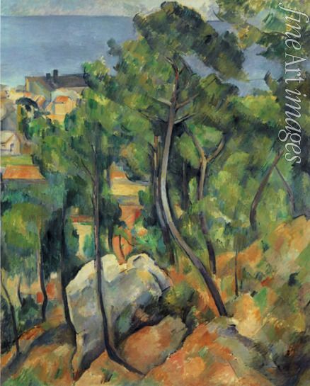 Cézanne Paul - Blick auf das Meer bei L'Estaque