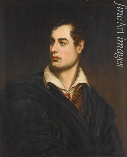 Phillips Thomas - Porträt von Dichter Lord George Noel Byron (1788-1824)