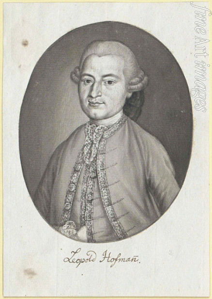Anonymous - Portrait of the composer Leopold Hofmann (1738-1793)