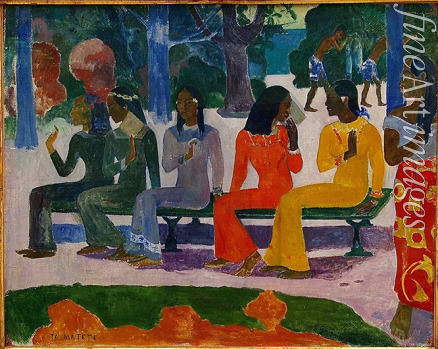 Gauguin Paul Eugéne Henri - Ta matete (Der Markt)