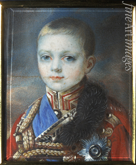 Hampeln Carl von - Portrait of the Crown prince Alexander Nikolayevich (1818-1881)