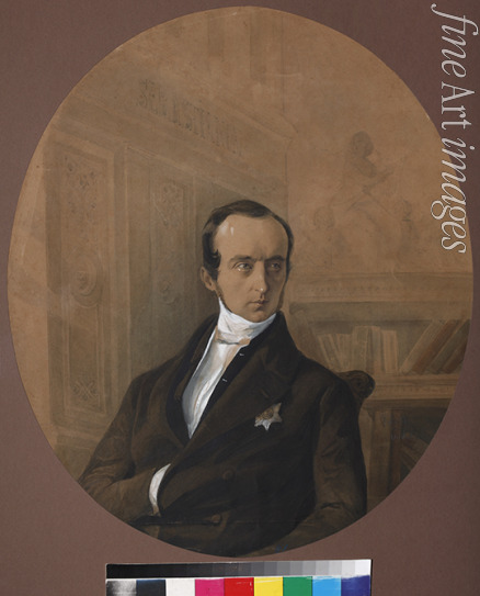 Petzold August Friedrichowitsch - Porträt von Fürst Wladimir Fjodorowitsch Odojewski (1803-1869)