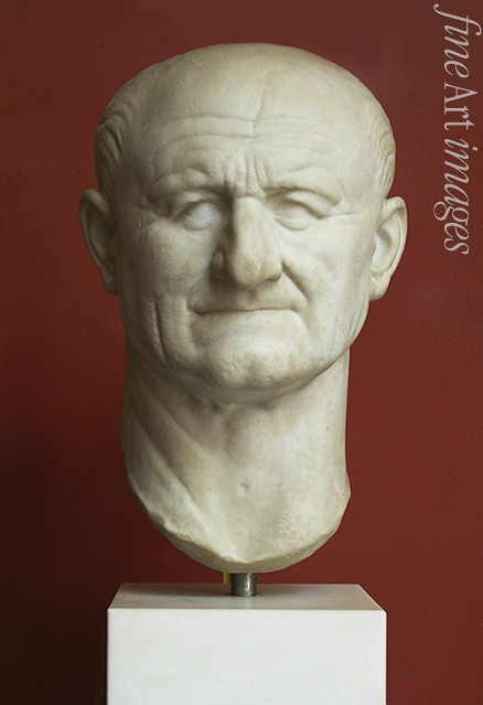 Klassische Antike Kunst - Kopf des Titus Flavius Vespasian