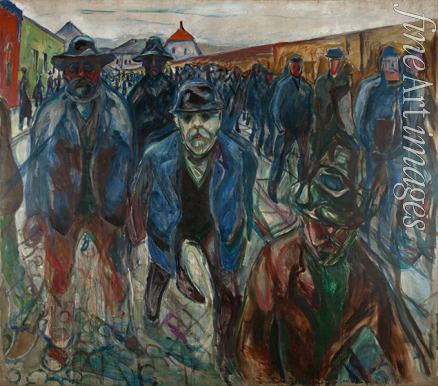 Munch Edvard - Arbeiter auf dem Heimweg