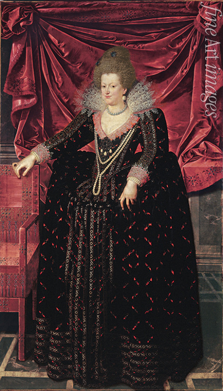 Pourbus Frans the Younger - Portrait of Marie de Médici (1575-1642)