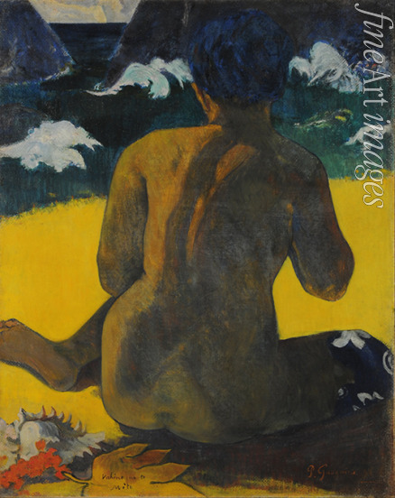 Gauguin Paul Eugéne Henri - Vahine no te miti (Woman at the beach)