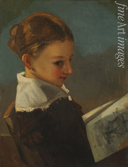 Courbet Gustave - Julieta Courbet im Alter von 10 Jahren
