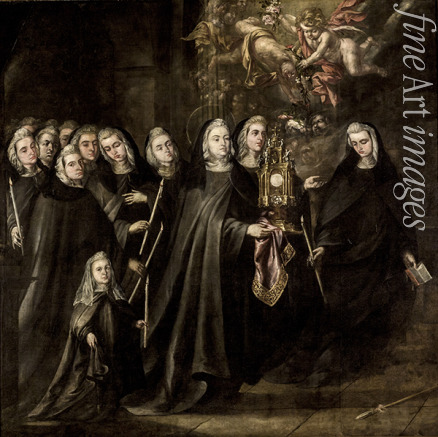 Valdés Leal Juan de - Heilige Klara mit Klarissen