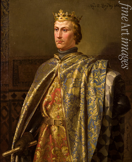 Domínguez Bécquer Joaquín - Portrait of Peter I (1334-1369), the king of Castile and León
