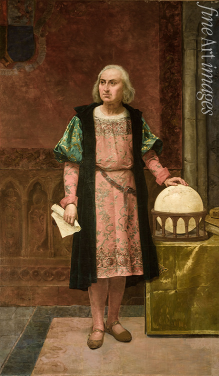Vega Marrugal José de la - Portrait of Christopher Columbus