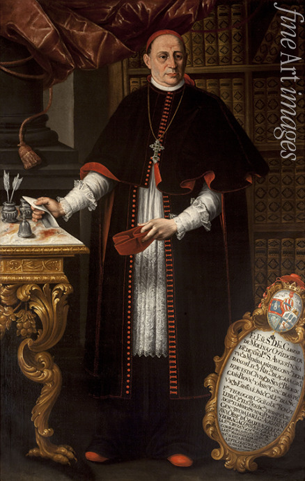 Tovar Alonso Miguel de - Porträt von Kardinal Gaspar de Molina y Oviedo (1679-1744)