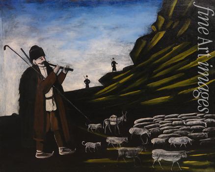 Pirosmani Niko - Herder with flock