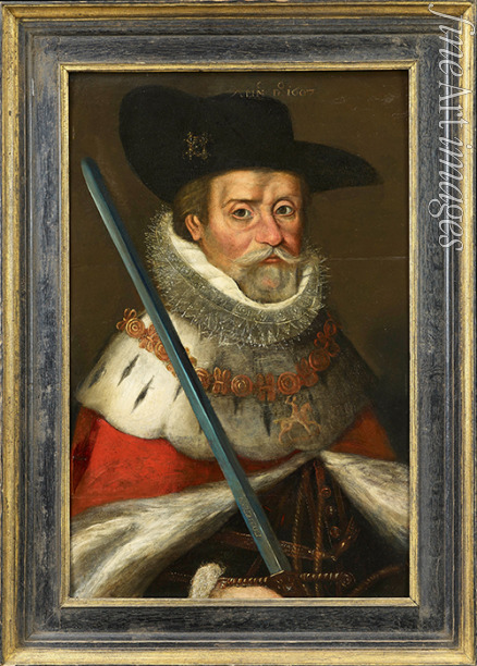 Unbekannter Künstler - Porträt von König Jakob I. von England (1566-1625)