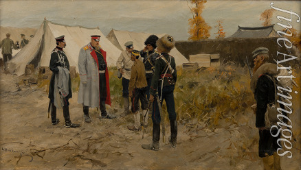 Wladimirow Iwan Alexejewitsch - Szene aus dem Russisch-japanischen Krieg