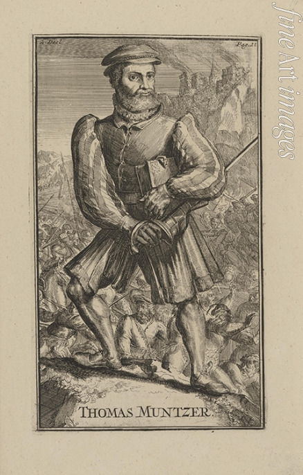 Hooghe Romeyn de - Porträt von Thomas Müntzer (um 1489-1525)