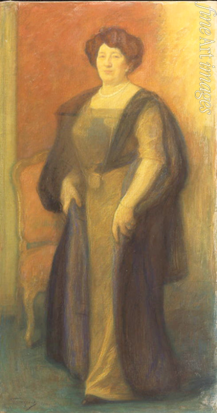 Pasternak Leonid Osipovich - Portrait of Anna Vysotskaya