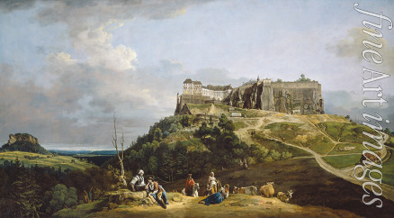 Bellotto Bernardo - Die Festung Königstein