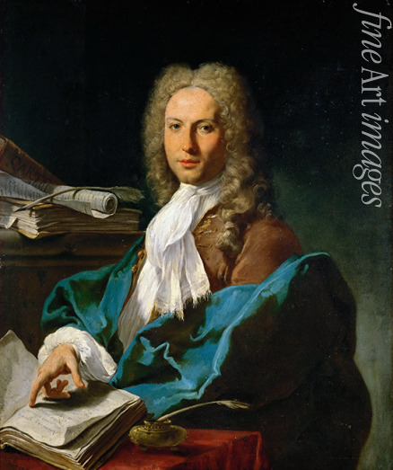 Pittoni Giovan Battista - Portrait of a mathematican