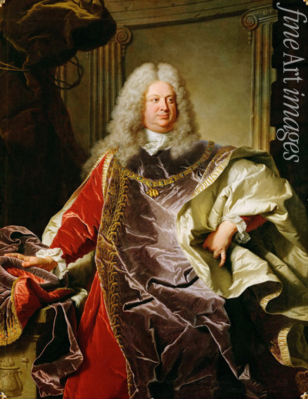 Rigaud Hyacinthe François Honoré - Portrait of Count Philipp Ludwig Wenzel von Sinzendorf (1671-1742)