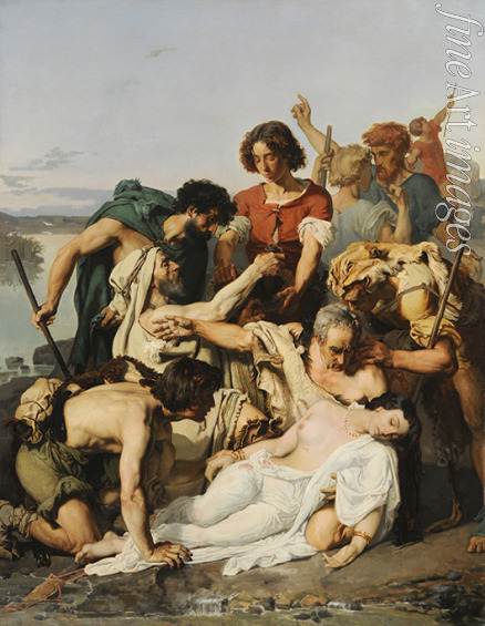 Baudry Paul Jacques Aimé - Zenobia Discovered by Shepherds on the Banks of the Araxes