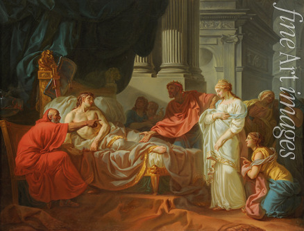 David Jacques Louis - Erasistratus Discovering the Cause of Antiochus' Disease
