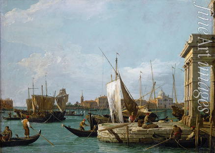 Canaletto - Die Dogana (Zollamt) in Venedig