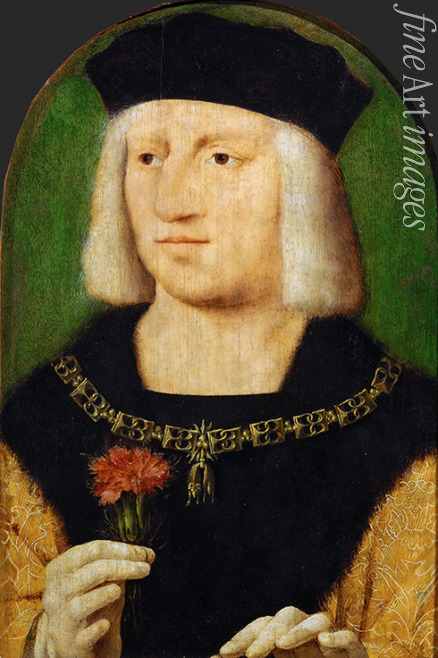 Cleve Joos van - Porträt des Kaisers Maximilian I. (1459-1519)