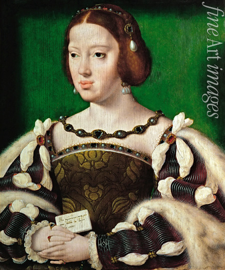 Cleve Joos van - Porträt von Königin Eleonore von Kastilien (1498-1558)