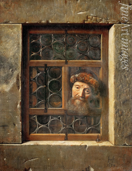 Hoogstraten Samuel Dirksz van - Alter Mann im Fenster