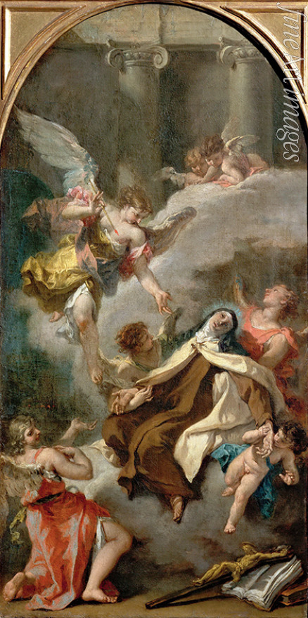 Ricci Sebastiano - Die Vision der heiligen Teresa von Ávila