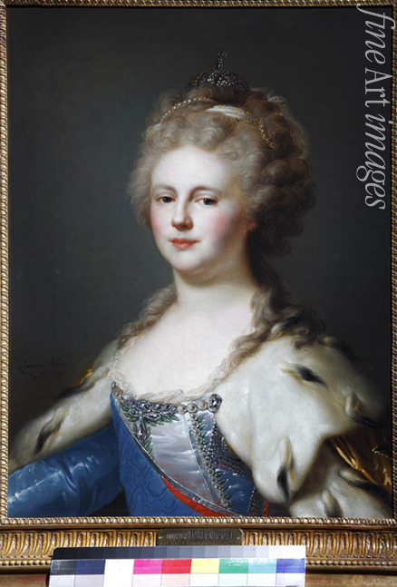 Lampi Johann-Baptist von der Ältere - Porträt der Zarin Maria Feodorowna von Russland (Sophia Dorothea Prinzessin von Württemberg) (1759-1828)