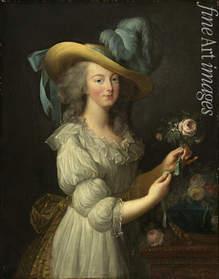 Vigée Le Brun Louise Élisabeth - Porträt von Marie Antoinette (1755-1793), Königin von Frankreich