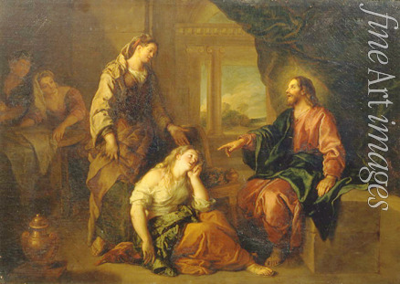 La Fosse Charles de - Christus im Hause von Martha und Maria