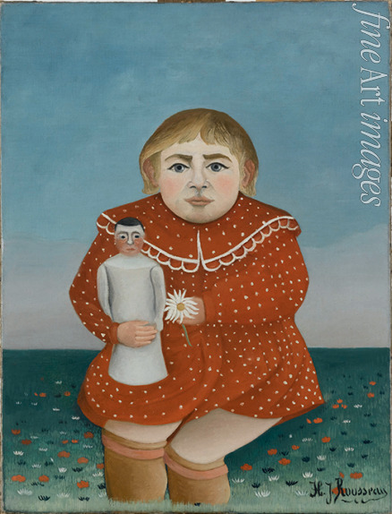 Rousseau Henri Julien Félix - Das Kind mit der Puppe