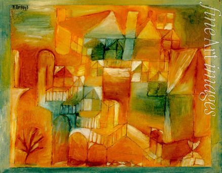 Klee Paul - Fasçsade braun-grün